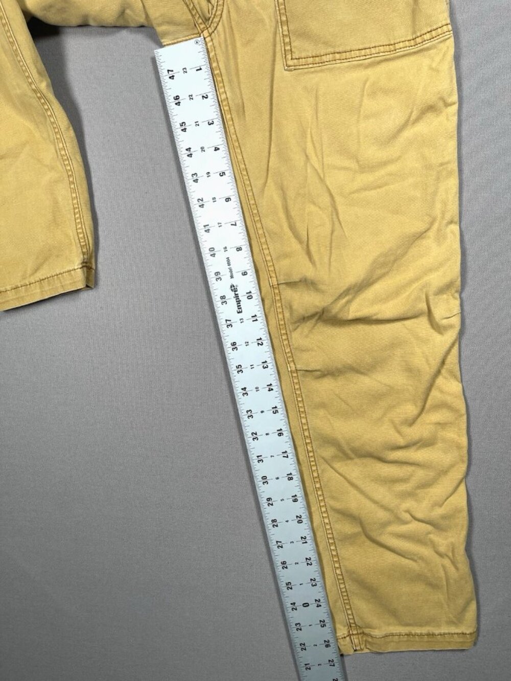 Anthropologie The Wanderer Utility Stretch Tan Yellow Pants - Women Size 27 X 27 - Picture 16 of 16